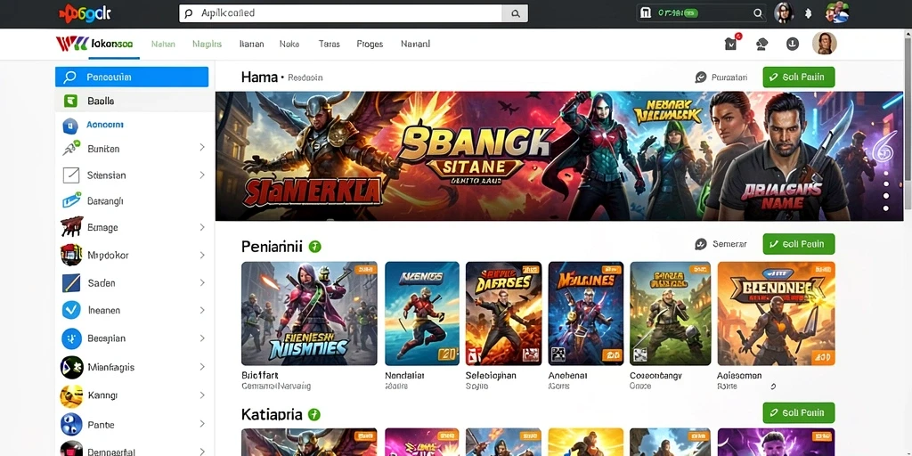 Pemandangan menakjubkan dari salah satu level dalam BINTANGMPO.