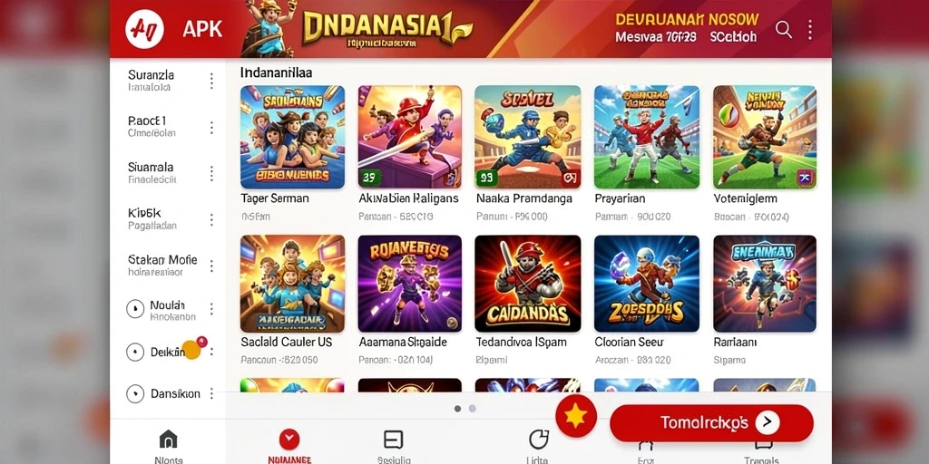 Fitur interaksi sosial untuk mengikuti turnamen.