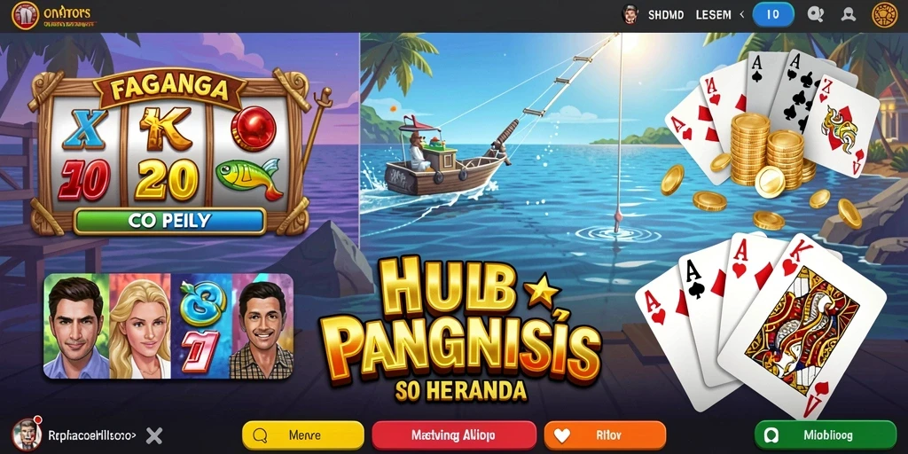 Beragam pilihan permainan kasino yang seru.