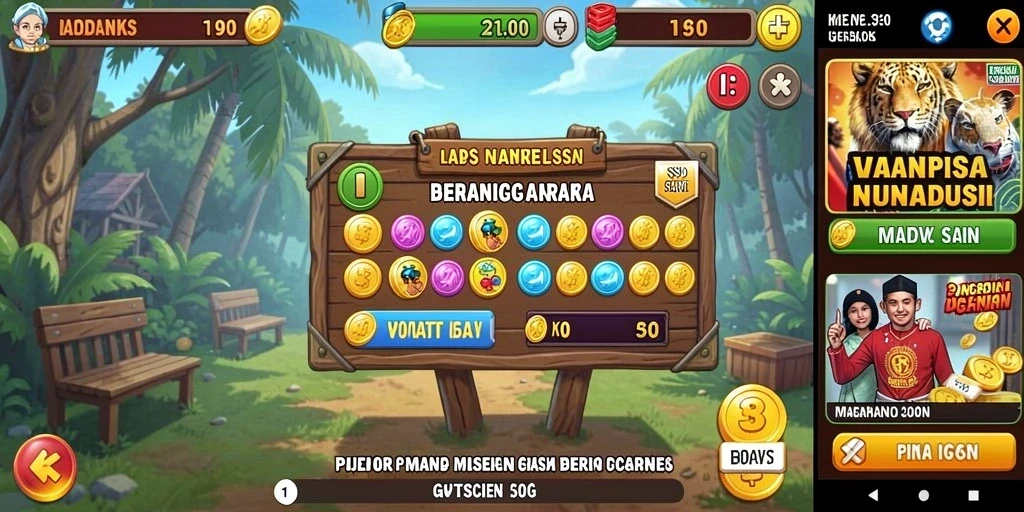 Fitur upgrade yang menarik untuk meningkatkan kemampuan karakter.