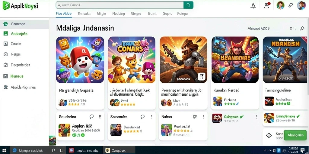 Tangkapan layar menampilkan komunitas yang aktif dan dukungan pemain.