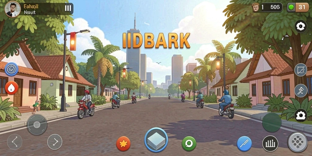 Tangkapan layar menampilkan grafik menakjubkan dari level baru.