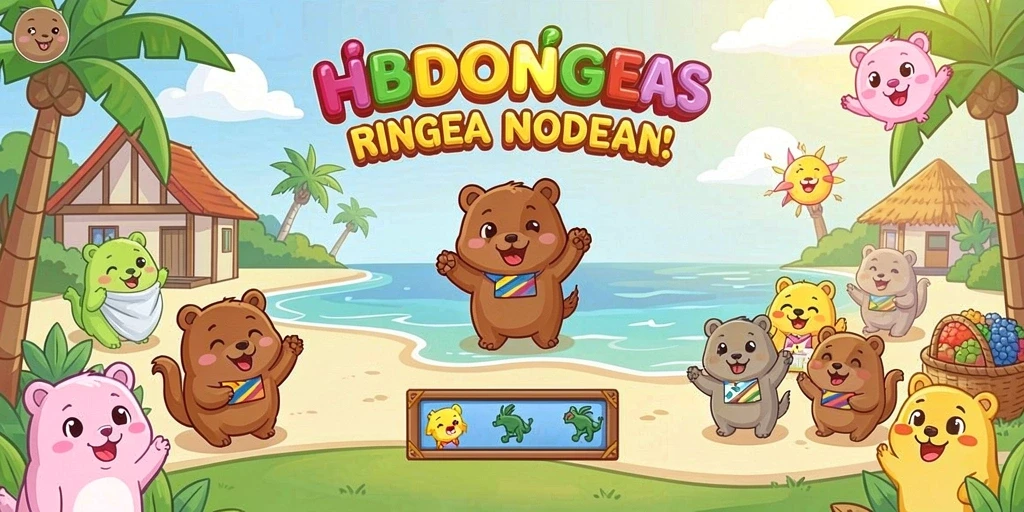 Menu permainan yang mudah dinavigasi dan diakses.