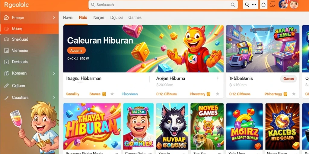Variasi permainan yang menarik dan beragam.